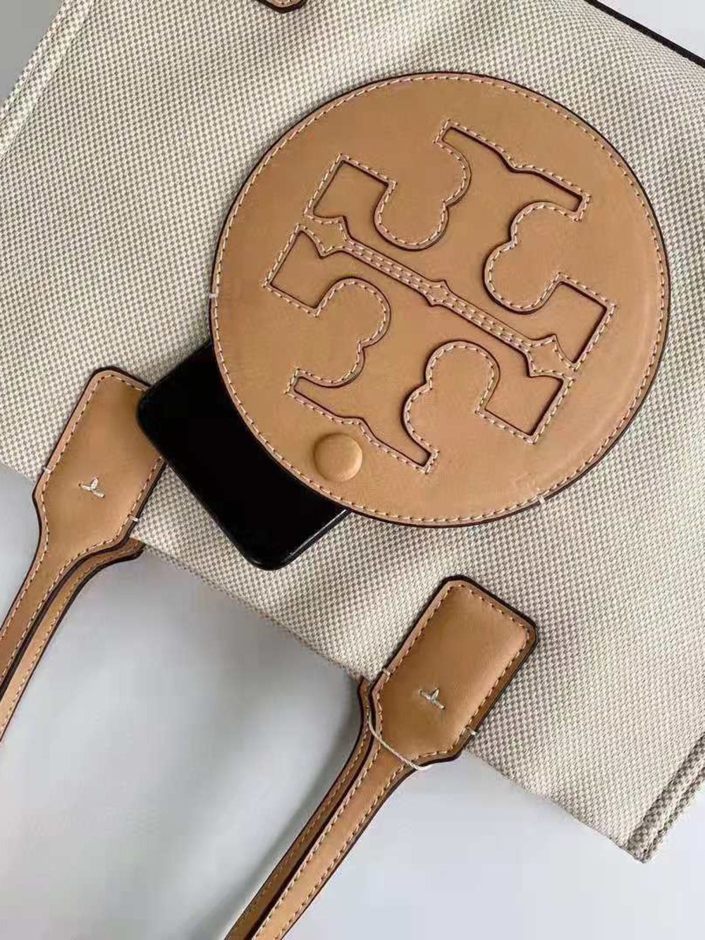 Tory Burch Ella Canvas Tote - Picture 4 of 4